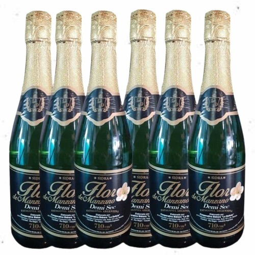 Sidra Flor de Manzano – ETIQUETA NEGRA 710ml – CAJA X6